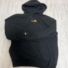 adidas パーカー ブラック オレンジロゴのサムネイル