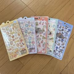 【正規品】ボンボンドロップシール プチドロップステッカー　5枚セットのサムネイル
