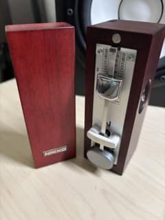 日工 メトロノーム 木製ミニ advance 335 ワインレッド 日本製のサムネイル