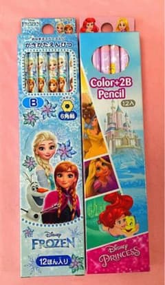 新品未開封☆　鉛筆　アナ雪　プリンセス　2ダースセットのサムネイル