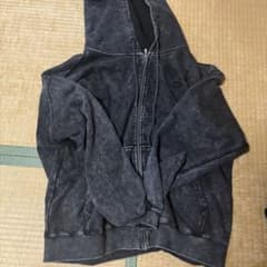 CLEL ヘビーウェイト ロゴ刺繍フルジップパーカーのサムネイル