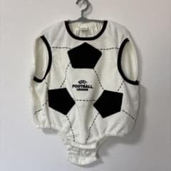 CORNEIUE ベビー ロンパース サッカーボール 80cmのサムネイル