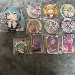 初音ミク ぬいぐるみ 缶バッジ キーホルダー まとめ売り - メルカリ