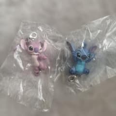 ガチャガチャスティッチゆらゆらつながるマスコットスティッチ＆エンジェルのサムネイル