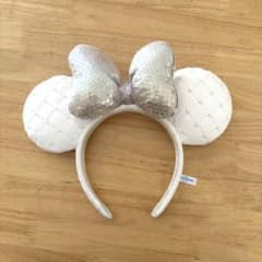東京ディズニーリゾート カチューシャ ホワイト キルティングのサムネイル