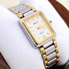 稼働 RADO 腕時計 ゴールド コンビ スクエア レディース 3498 稼働 RADO 腕時計 ゴールド コンビ スクエア レディース 3498 - メルカリ