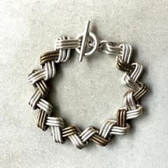 メキシコ製 MEXICO VINTAGE ZIGZAGブレスレット 925×真鍮 - メルカリ