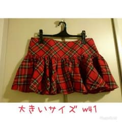 大きいサイズ チェックスカート ミニスカート XL Ｌのサムネイル