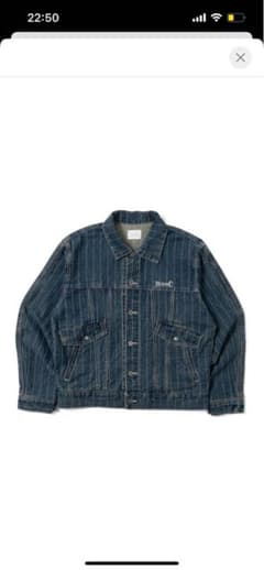 BLESS U ストライプデニムジャケット - メルカリ