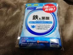 ファンケル　鉄&葉酸　30日分x3袋のサムネイル