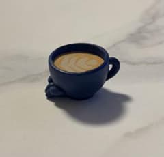 まちぼうけ ホットカフェラテ ミニフィギアのサムネイル