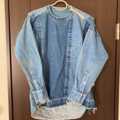 サカイ　デニム半袖シャツ　sacai Sacai - デニムシャツ | HBX - ハイプビースト(Hypebeast)が厳選