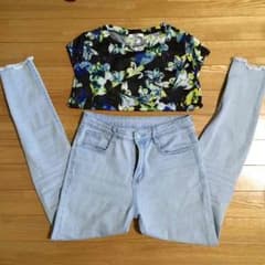 MURUA 花柄 ニット 長袖 サマーニットのサムネイル