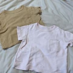 無印良品 半袖Tシャツ 2枚セット 90cmのサムネイル