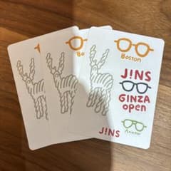 JINS 銀座店オープン記念 ステッカー 3枚セット シールのサムネイル