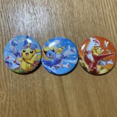 ポケモンの缶バッチ３個セットのサムネイル