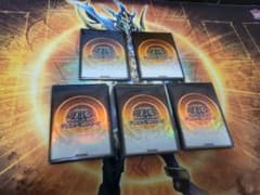 遊戯王　遊戯王の日　スリーブ橙(オレンジ)　5セット　100枚　未開封②のサムネイル