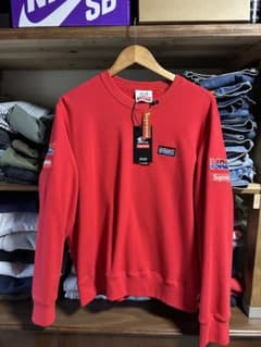 Supreme19AW Honda Fox Racing Crewnek Redのサムネイル