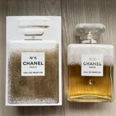 【美品】シャネル N°5 オードゥ パルファム スノウ Xmas限定品 2024のサムネイル