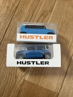 ハスラー　プルバックカー　ノベルティ　非売品　ブルー　初代　新型　未使用のサムネイル
