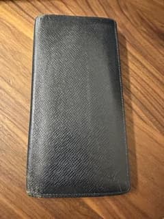 Louis Vuitton 長財布 紺　レザーのサムネイル