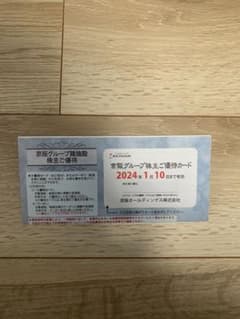 ひらかたパークなど京阪グループ株主ご優待カードのサムネイル