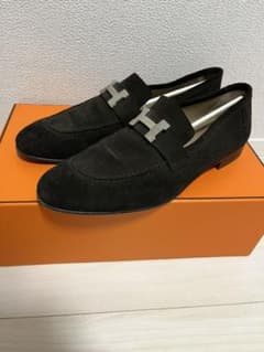 HERMES エルメス　スエード　ローファーのサムネイル