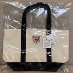 【新品未使用】フェイラー オールドテディワッペントートL アイボリー×ブラックのサムネイル