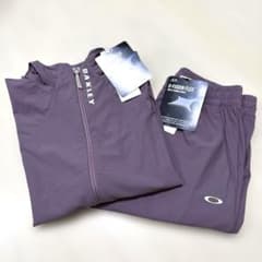 OAKLEY パープル ジャージ上下セット　レディースMサイズ OAKLEY パープル ジャージ上下セット レディースMサイズ - メルカリ