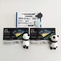 エスコンフィールド野球観戦8/14ダイアモンドシートペアチケット＋駐車