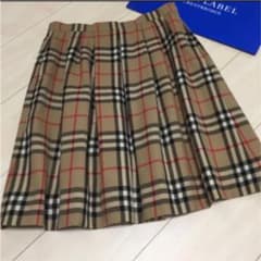 BURBERRY チェックプリーツスカートのサムネイル