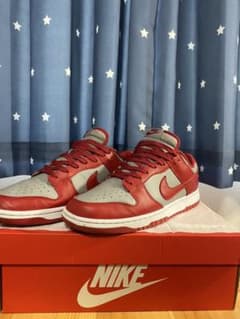 NIKE DUNK LOW RETRO ナイキ ダンク ネバダ 赤灰のサムネイル