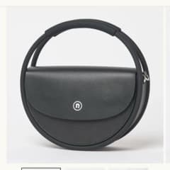 nananana hoop bag ナナナナ 黒 リサイクルレザー バッグ - メルカリ