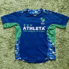 ATHLETA トレーニングシャツ 青・緑 カモフラージュのサムネイル