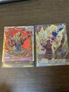 ドラゴンボール フュージョンワールド 悟空／ベジータSR☆ ゴジータSCRのサムネイル