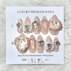 [Actual Item] Nail Tips - Chiikawa Shisa