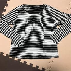 ちびすけ様専用！ マタニティ☆授乳服 ボーダー長袖トップスのサムネイル