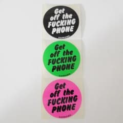 Supreme Get off the PHONE ステッカー 9枚セット Supreme Get off the Fucking Phoneステッカー3枚 - メルカリ
