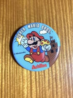スーパーマリオ アキレス 缶バッジ ニンテンドー - メルカリ