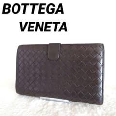 BOTTEGA VENETA イントレチャート 二つ折り財布 ダークブラウン - メルカリ