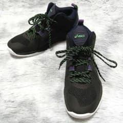 【美品】ASICS NOVA FLOW 黒/緑のサムネイル