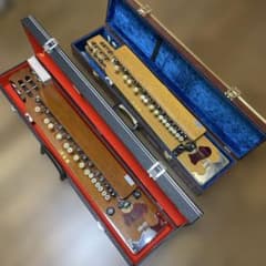 大正琴 琴伝流 もみじ 和楽器 敷島 ハードケース付 当時物 - メルカリ