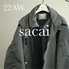 sacai サカイ 22AW ナイロンツイルミックスブルゾン 4 ジャケット 