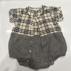 bebe ロンパース チェック柄 80cmのサムネイル
