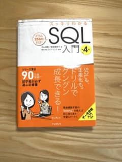 【交渉可】スッキリわかるSQL入門 第4版のサムネイル