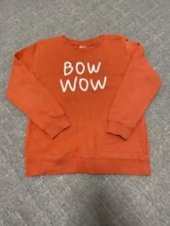 デビロック　BOW WOW オレンジ トレーナー140センチ