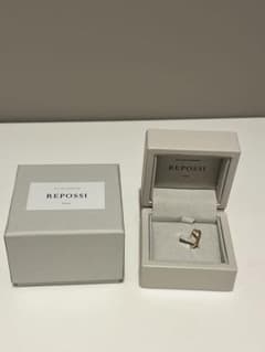 REPOSSI アンティフェール　ピンクゴールド　ハート　ピアス　レポシ