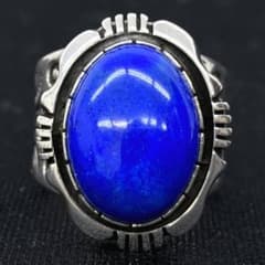 美品 NAVAJO CooperWillie シルバーラピスラズリリング 12号 - メルカリ