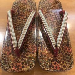 下駄　高級漆器　津軽塗のサムネイル