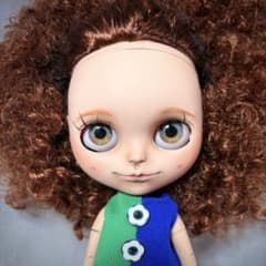 ● 커스텀 아이시 인형 백 코러스 여자 OF 첨부 녹색 Nerudoll
